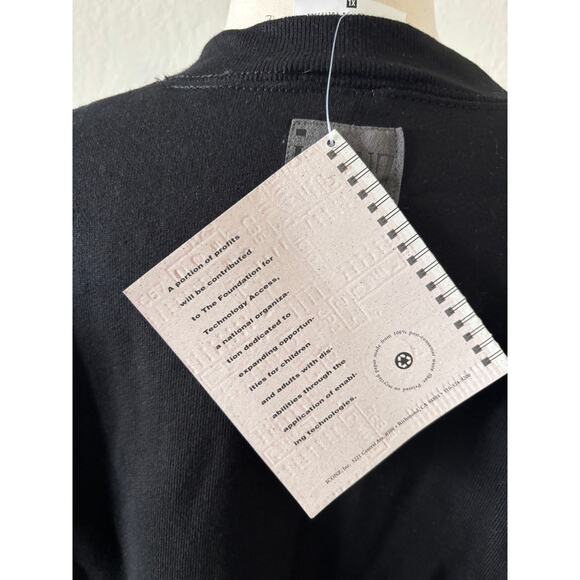 Vintage 1992 ICONZ Sweatshirt XL NWT Softwear Collection Parody Tech Crewneck - Picture 7 of 12